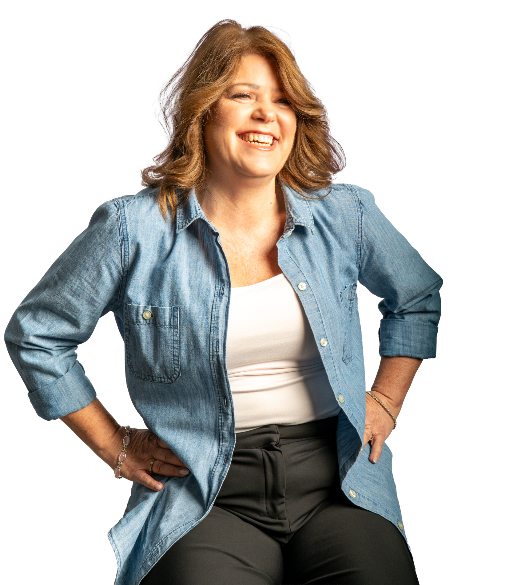 Theresa smiling<br />
